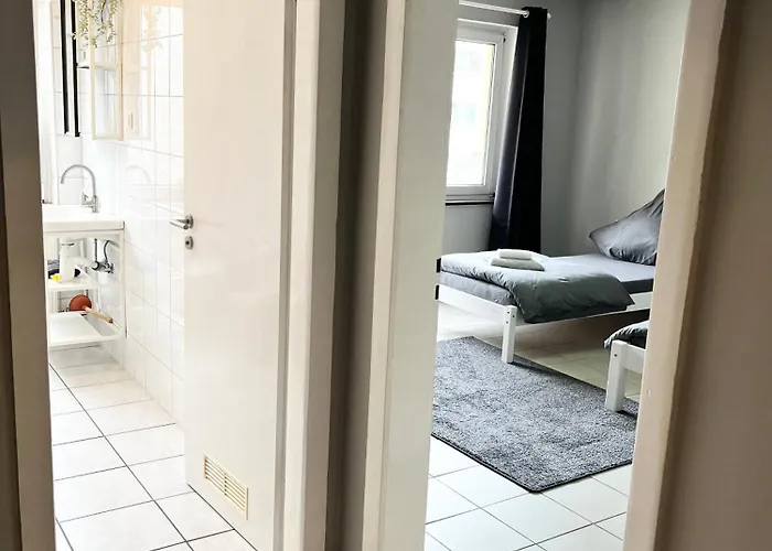 10e 90qm Wi-fi Free Parking Calm Back House Apartman Dortmund