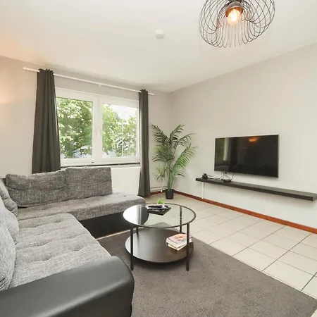 10e 90qm Wi-fi Free Parking Calm Back House Apartament Dortmund