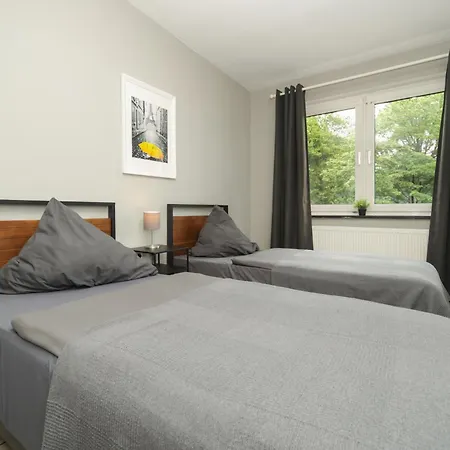 Apartament 10e 90qm Wi-fi Free Parking Calm Back House Dortmund