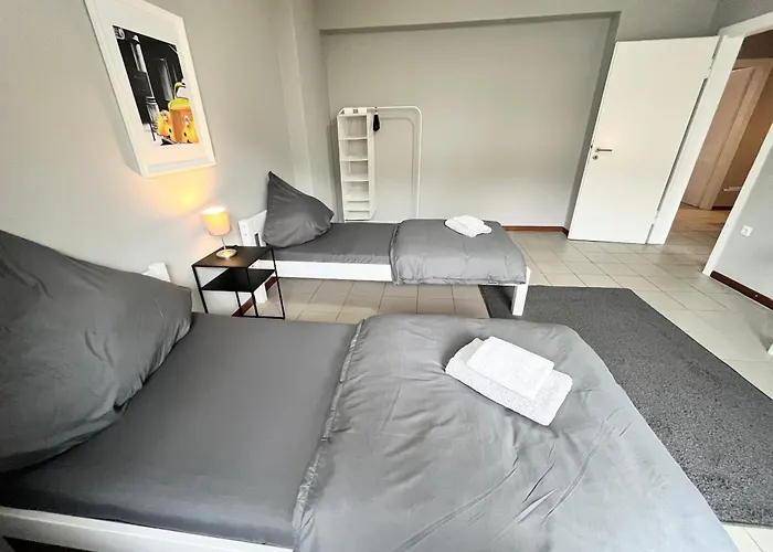 公寓 10e 90qm Wi-fi Free Parking Calm Back House